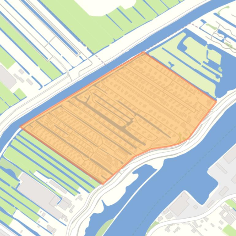 Kaart van de buurt Recreatiepark Oosteinde.