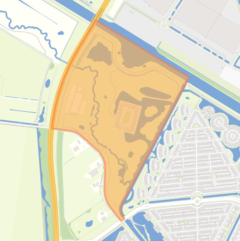 Kaart van de buurt Reeshofweide.