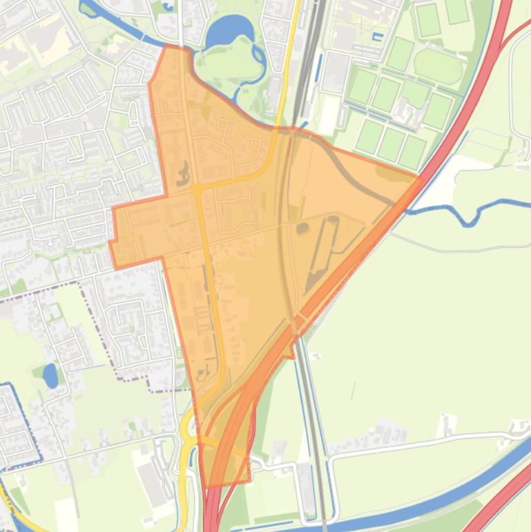 Kaart van de buurt Reestlanden.