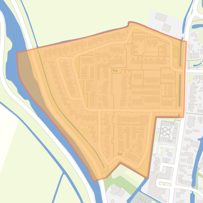 Kaart van de buurt Reigerlaan Ursem en omgeving.