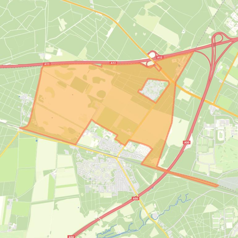 Kaart van de buurt Reijers-Camp.