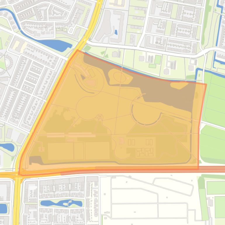 Kaart van de buurt Reinaldapark.