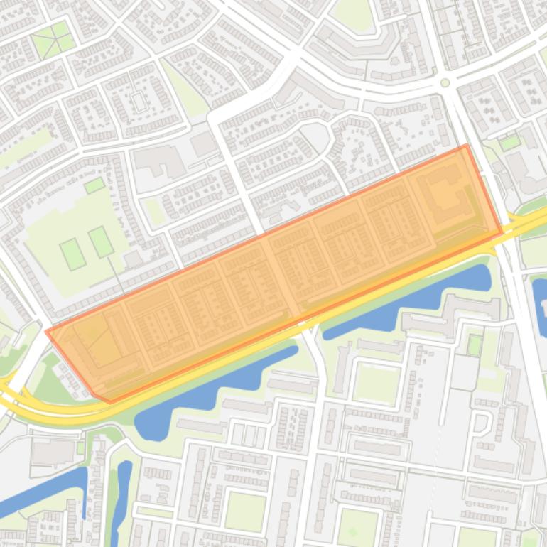 Kaart van de buurt Rembrandtlaan en omgeving.