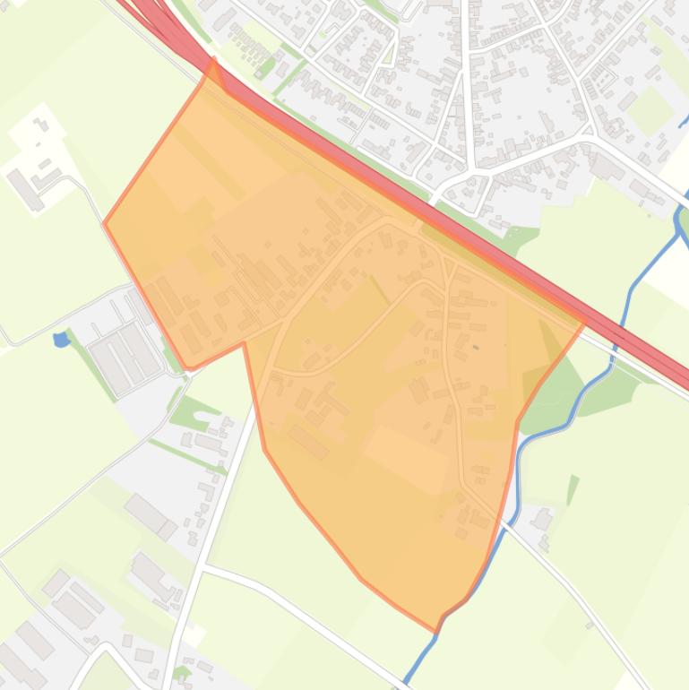 Kaart van de buurt Renhoek.