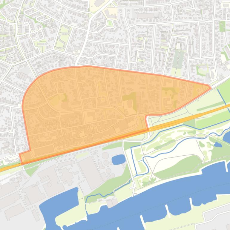 Kaart van de buurt Renkum Centrum.