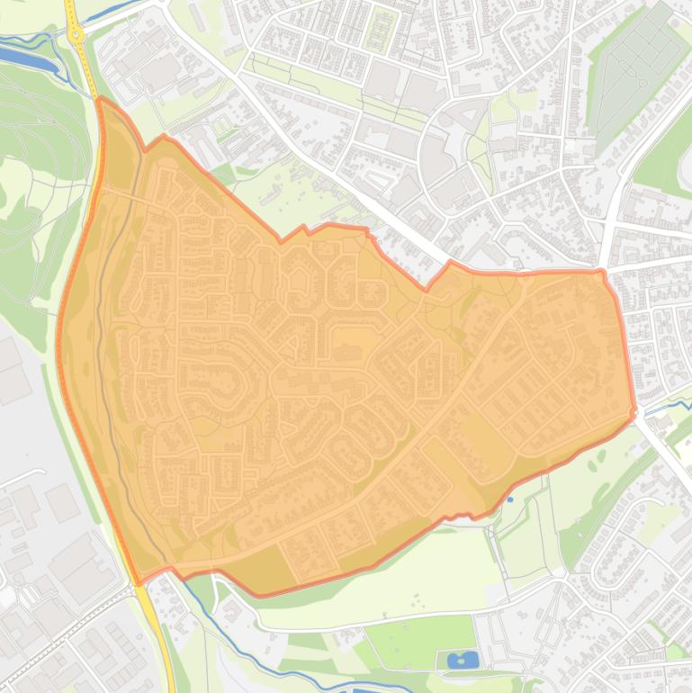 Kaart van de buurt Rennemig.