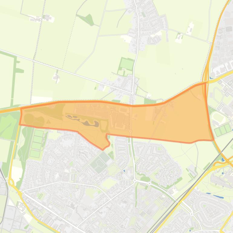 Kaart van de buurt Retailpark Sittard-Geleen.