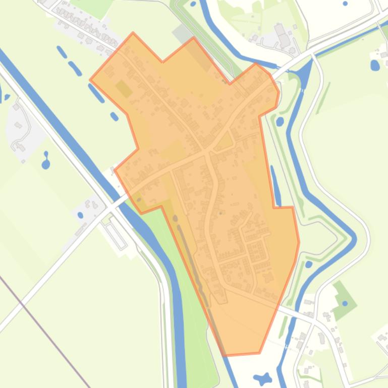 Kaart van de buurt Retranchement.