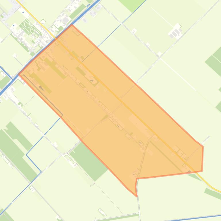 Kaart van de buurt Rhederbrug-Oost.