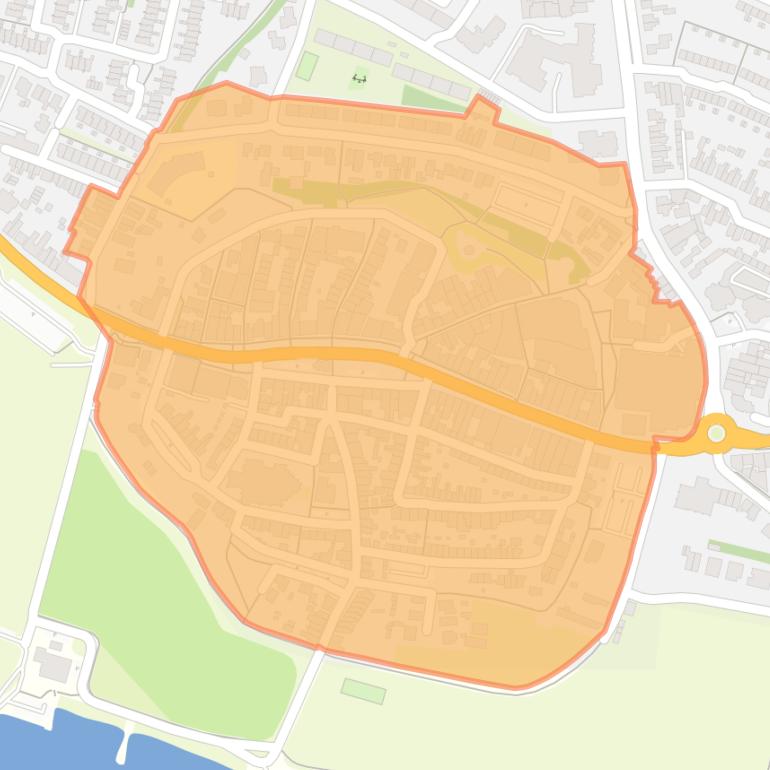 Kaart van de buurt Rhenen Binnenstad.