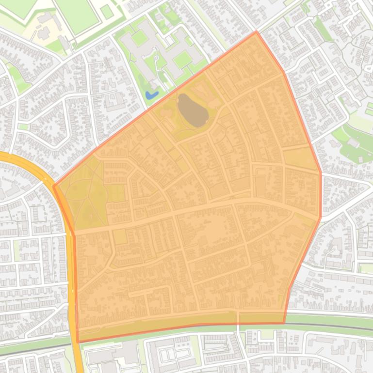 Kaart van de buurt Ribbelt-Ribbelerbrink.