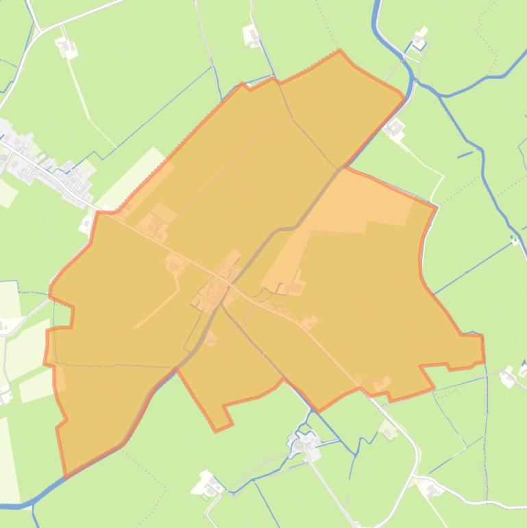 Kaart van de buurt Rien.