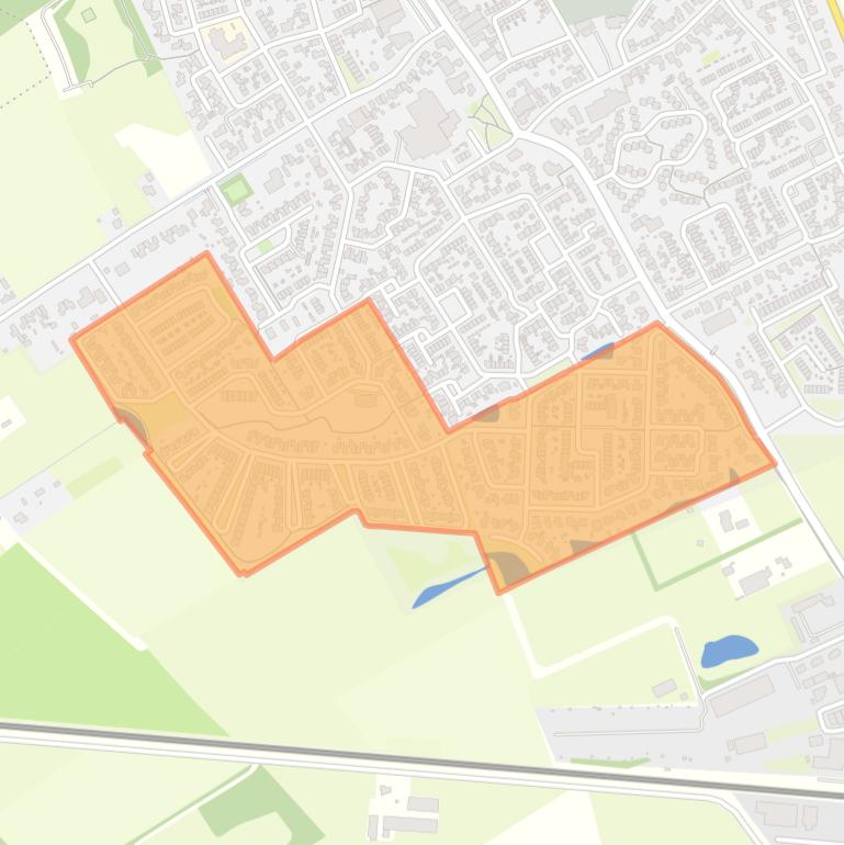 Kaart van de buurt Rieshout.