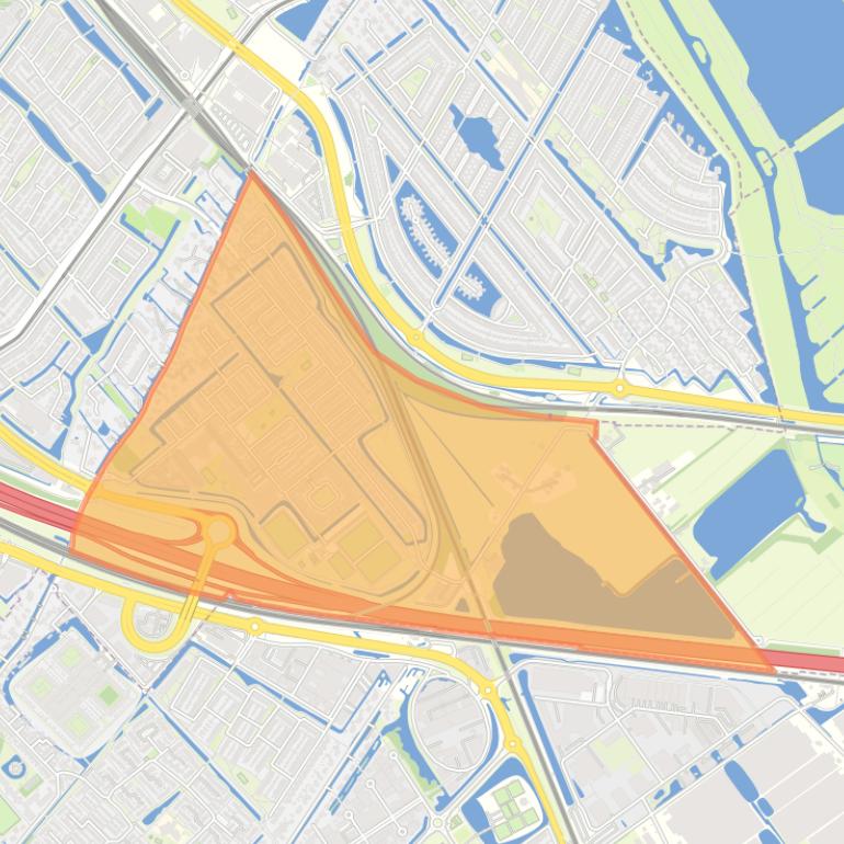 Kaart van de Rietbuurt.