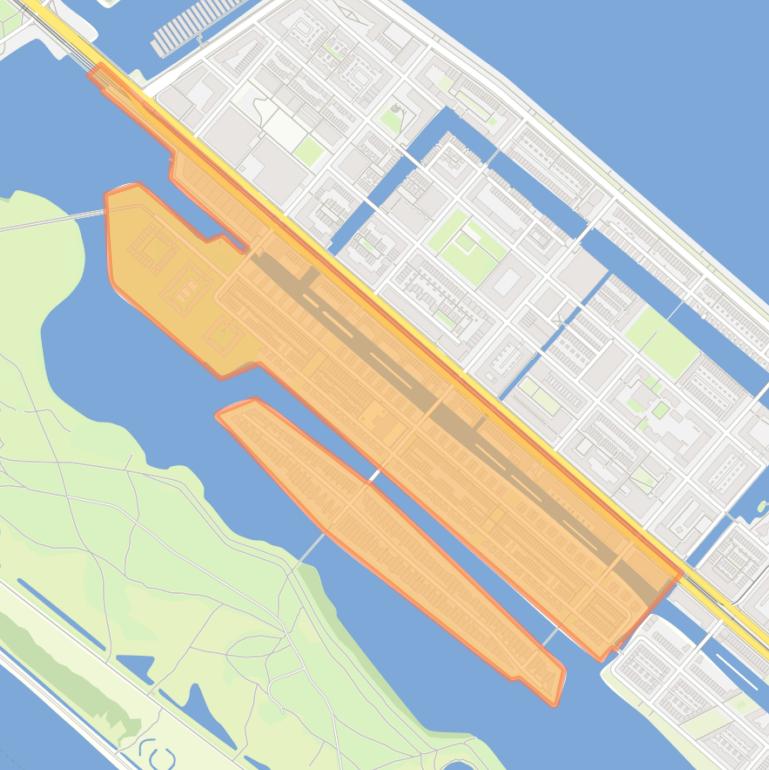 Kaart van de buurt Rieteilanden-West.