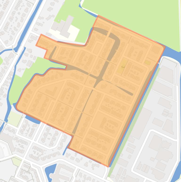 Kaart van de buurt Rietgras en omgeving.