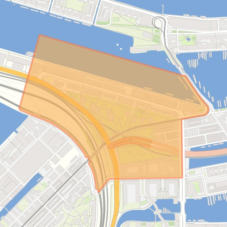 Kaart van de buurt Rietlanden.