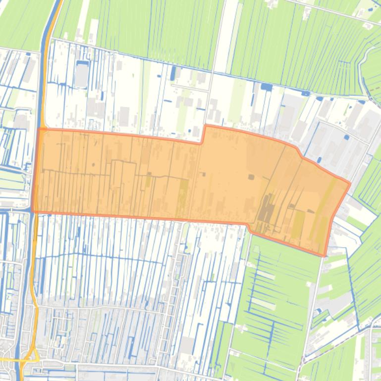 Kaart van de buurt Rijneveld-Zuid.