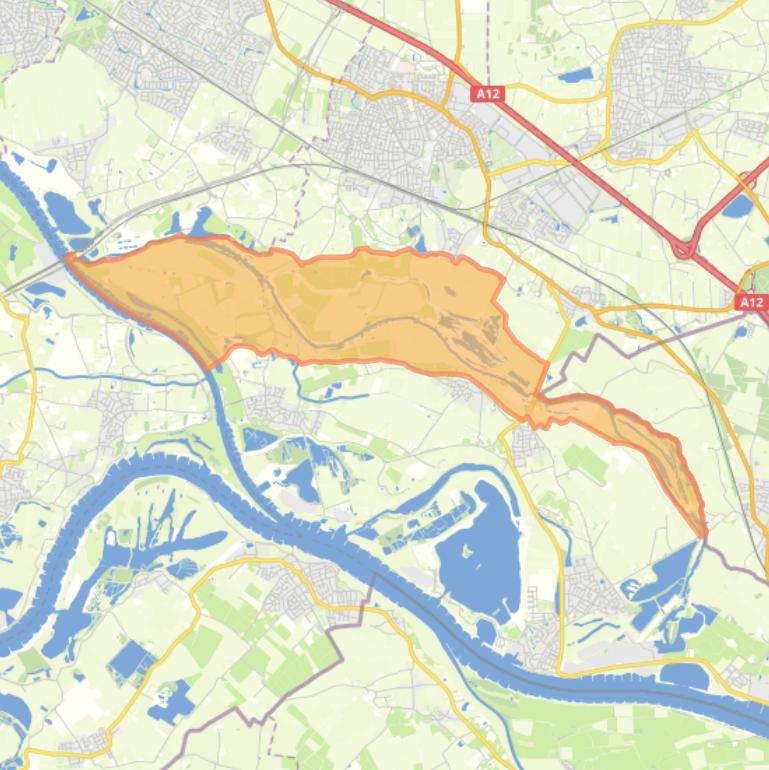 Kaart van de buurt Rijnstrangen.