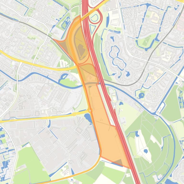 Kaart van de buurt Rijpickerwaard.