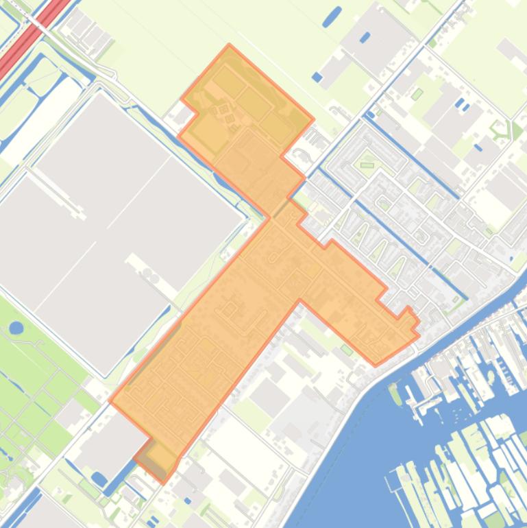 Kaart van de buurt Rijsenhout Zuid.