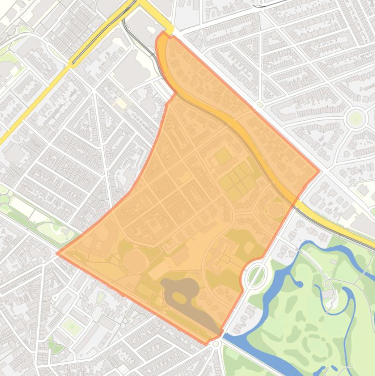 Kaart van de buurt Rijslag.