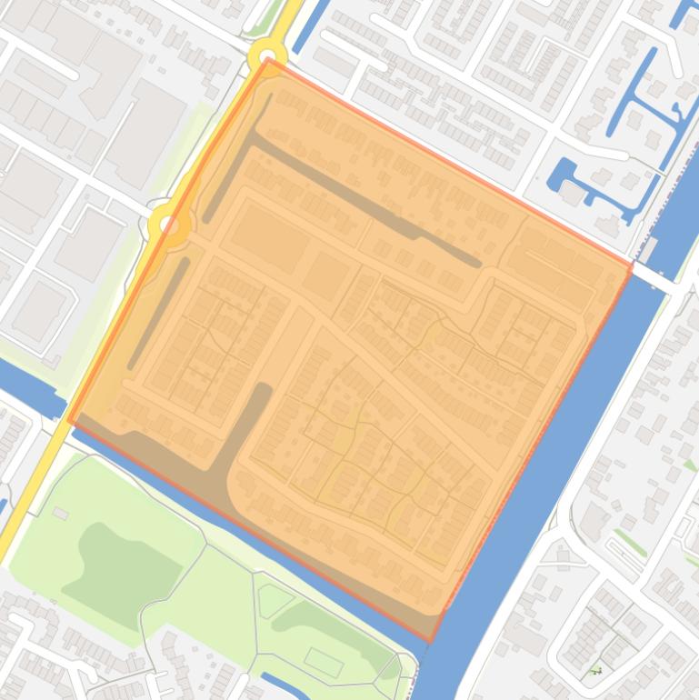 Kaart van de buurt Ringoevers.