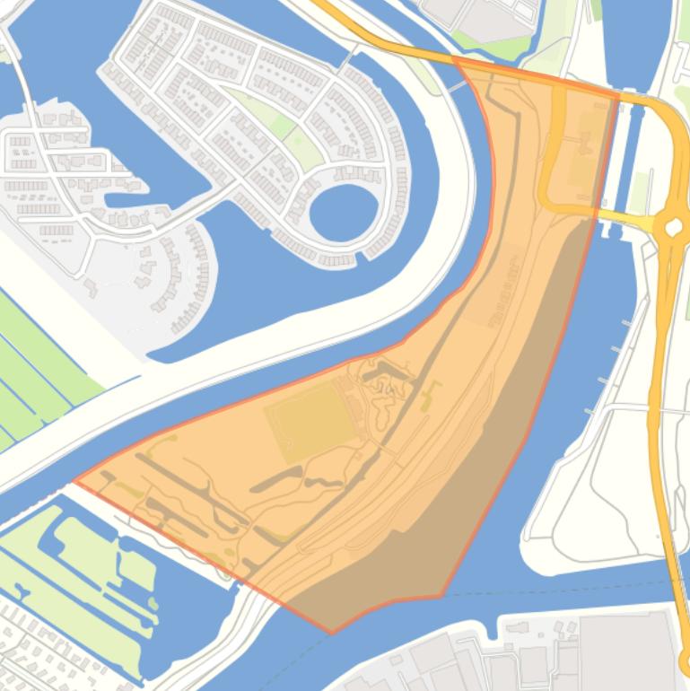 Kaart van de buurt Ringvaartbocht.