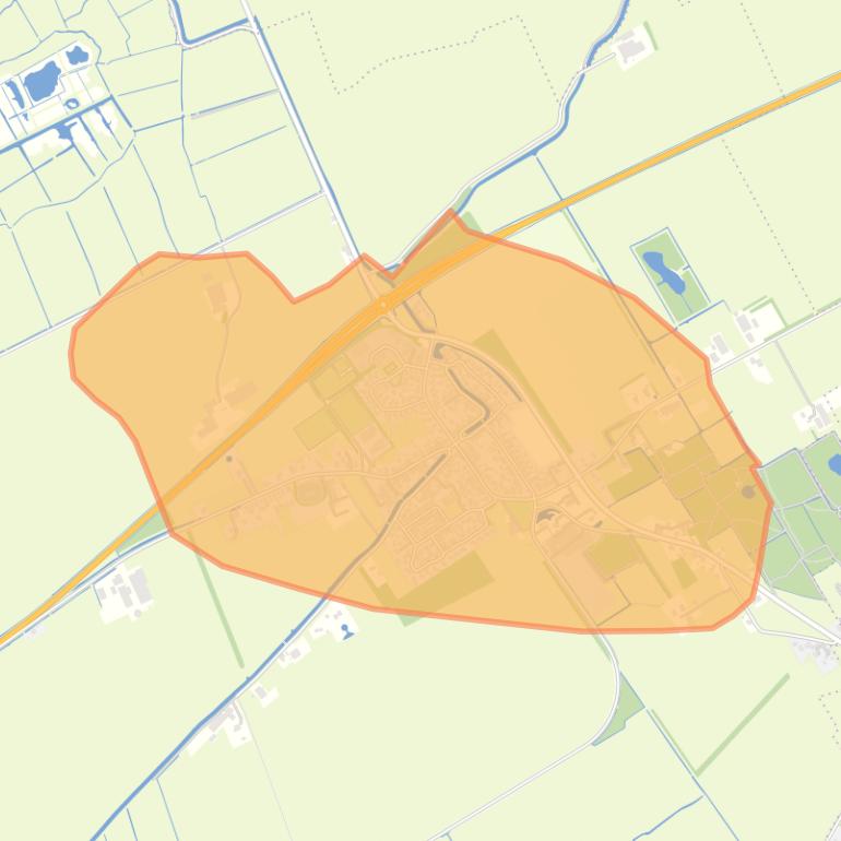 Kaart van de buurt Rinsumageast.