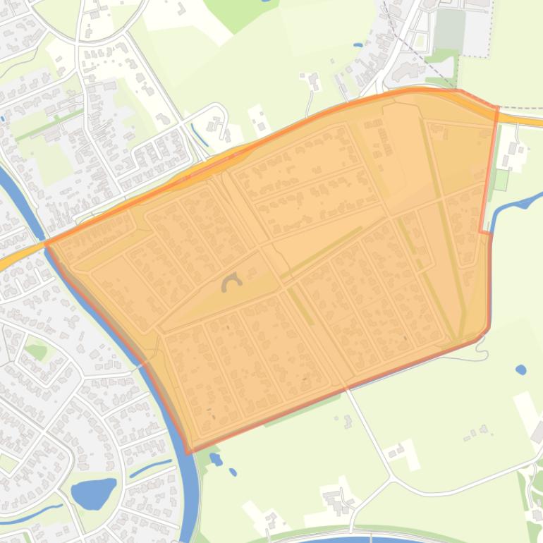 Kaart van de buurt Robbenhaarsweg Noord.