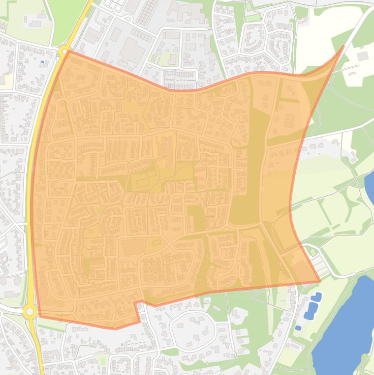 Kaart van de buurt Rode Schouw.