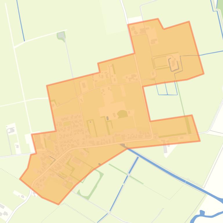 Kaart van de buurt Roderwolde.