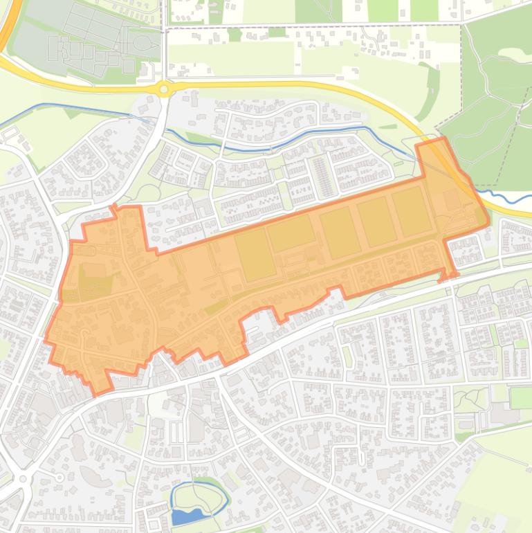 Kaart van de buurt Roeleneng.