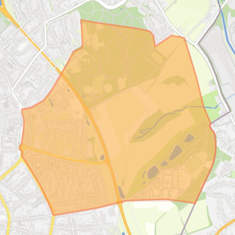 Kaart van de buurt Rolduckerveld.