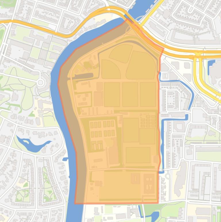 Kaart van de buurt Romolenpolder-west.