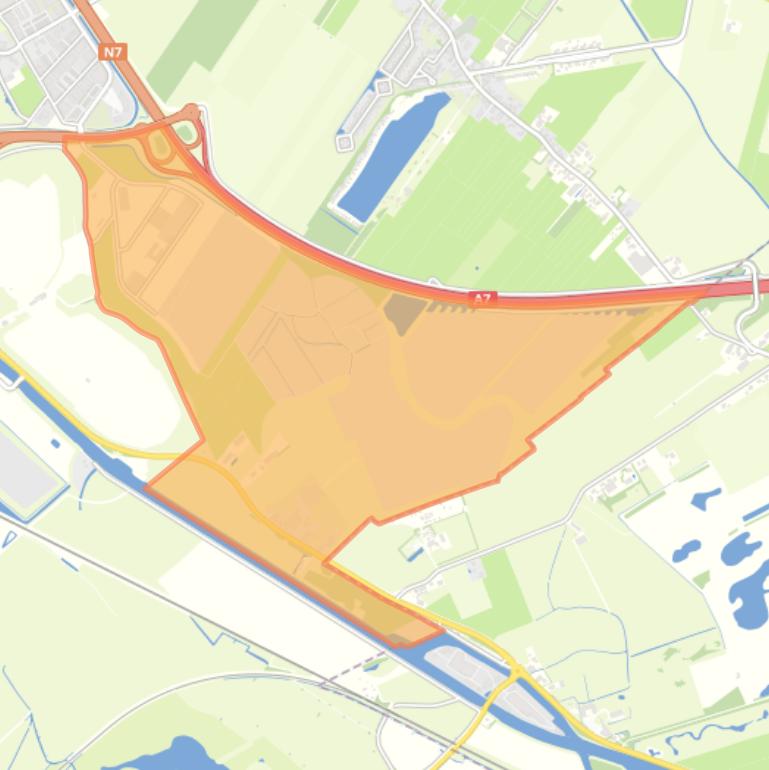 Kaart van de buurt Roodehaan.