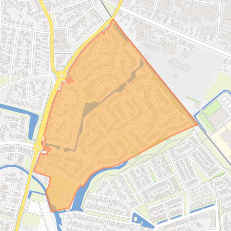 Kaart van de buurt Rootselaar-Oost.