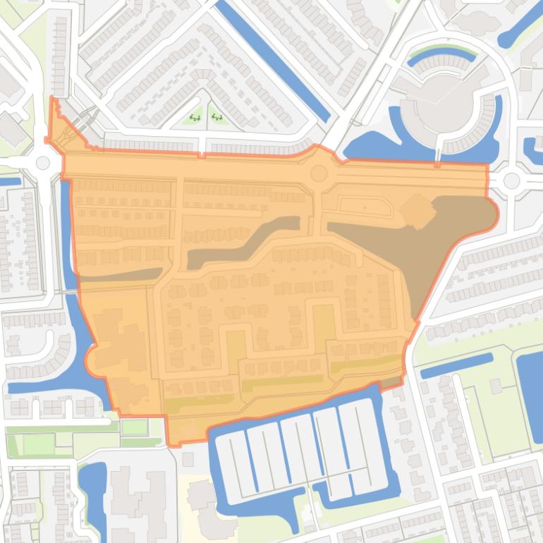 Kaart van de Rossinibuurt.