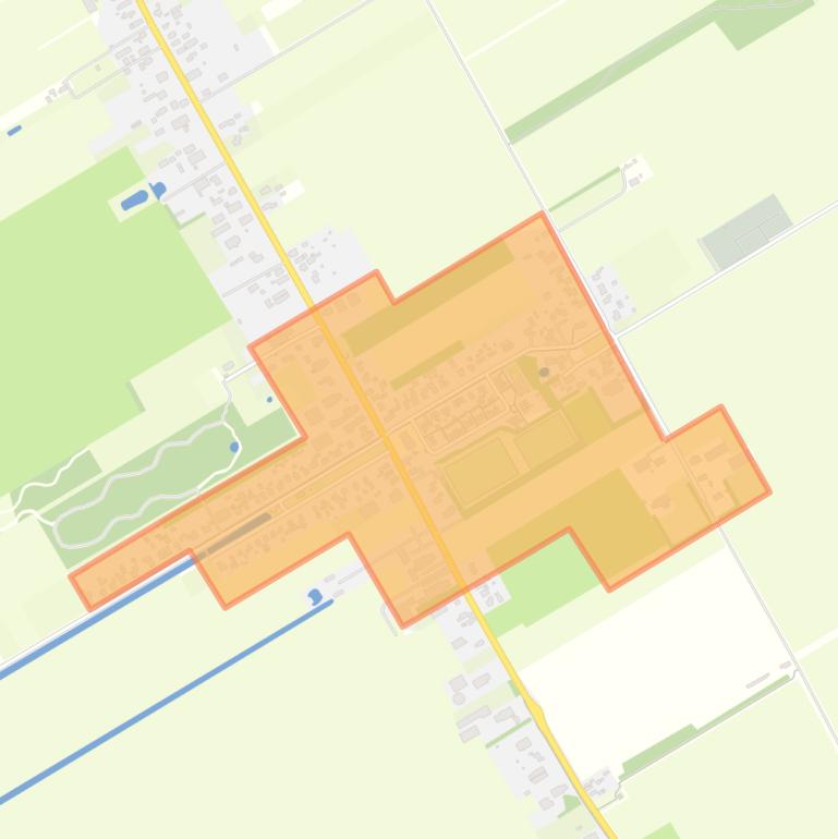 Kaart van de buurt Roswinkel-Centrum.