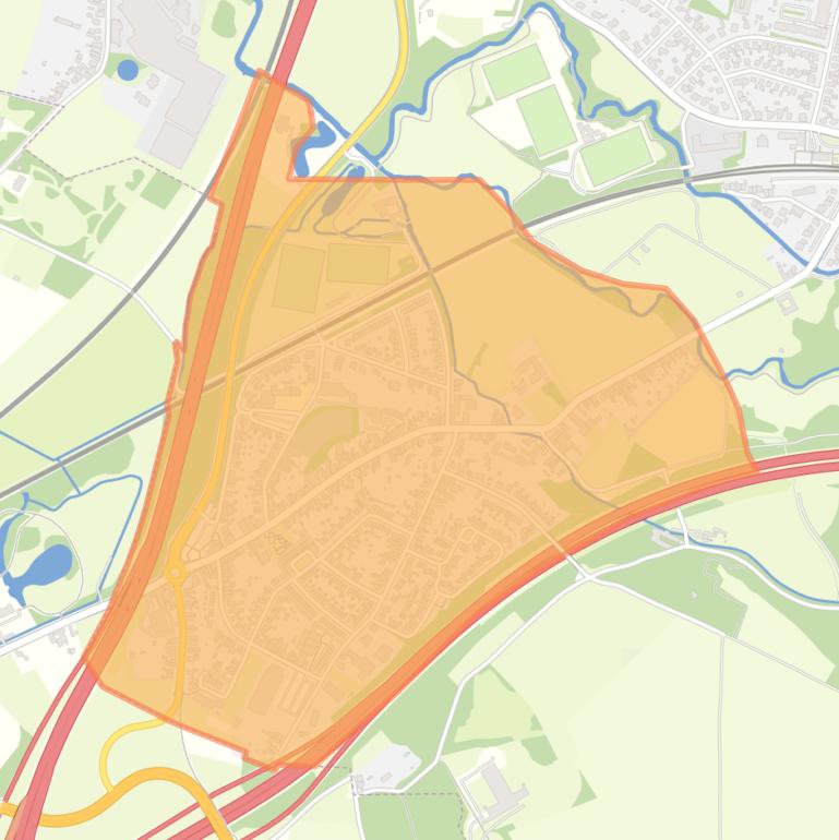 Kaart van de buurt Rothem.