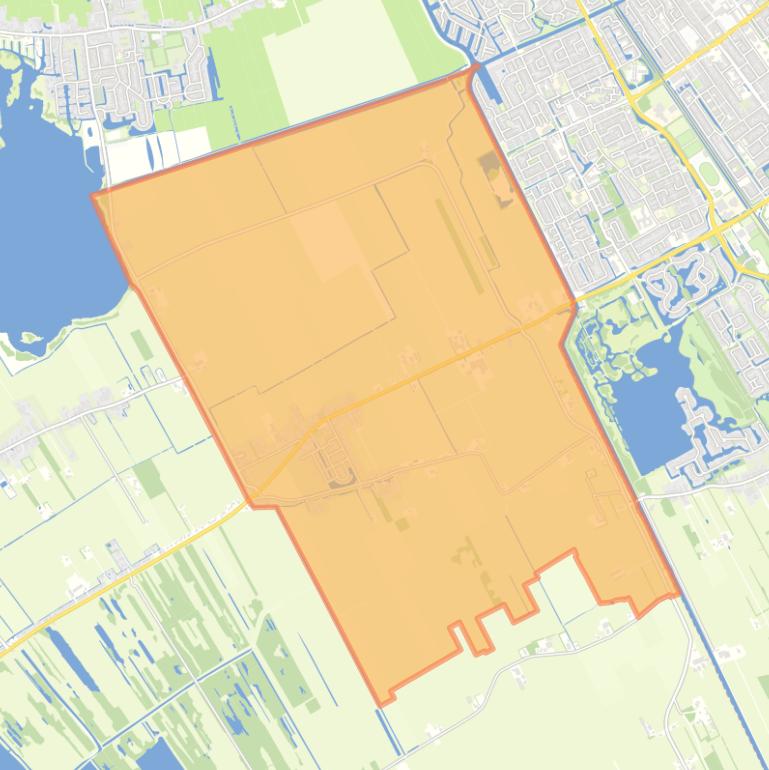 Kaart van de buurt Rottum.