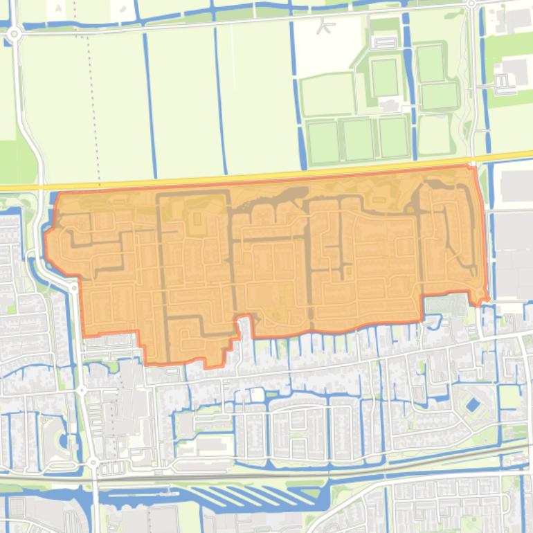 Kaart van de buurt Rozeboom.