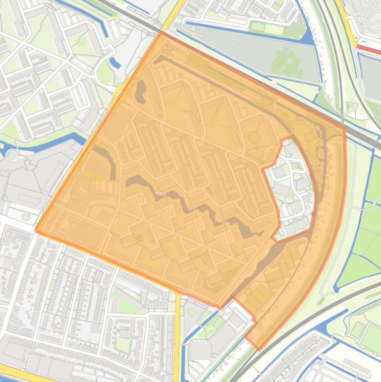 Kaart van de buurt Ruimzicht Oost.