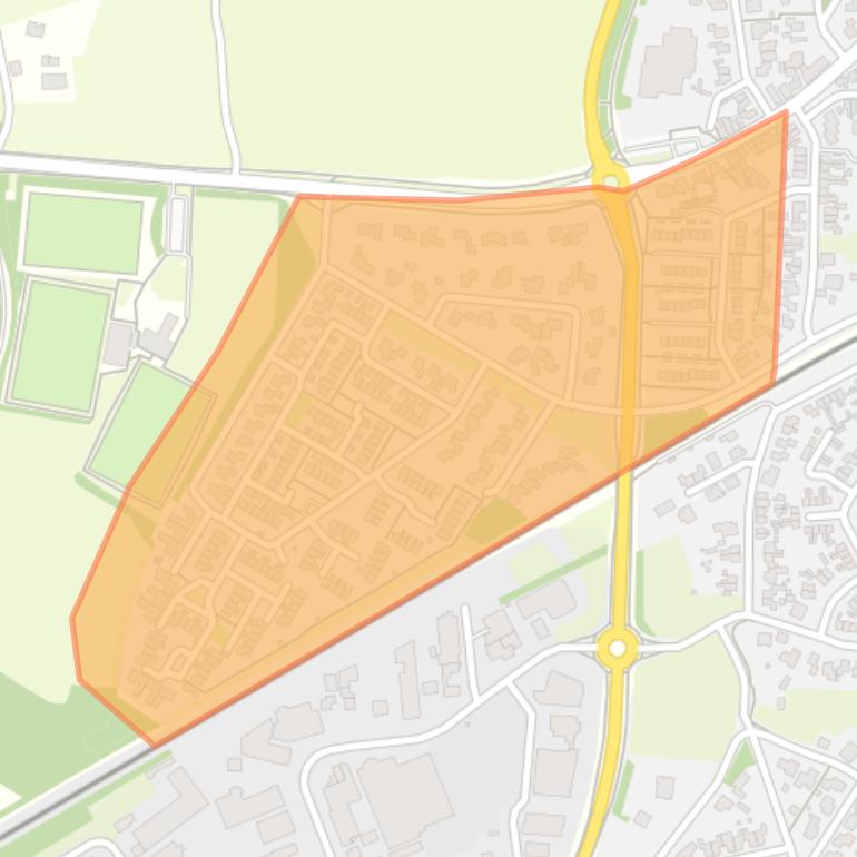 Kaart van de buurt Rupertserf.