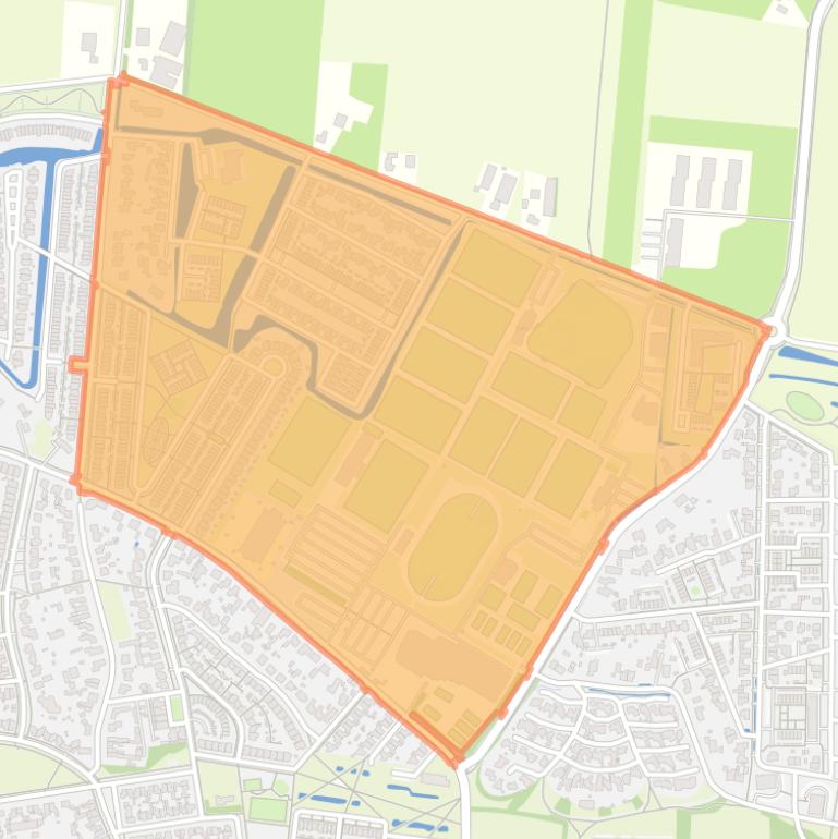 Kaart van de buurt Rusheuvel.