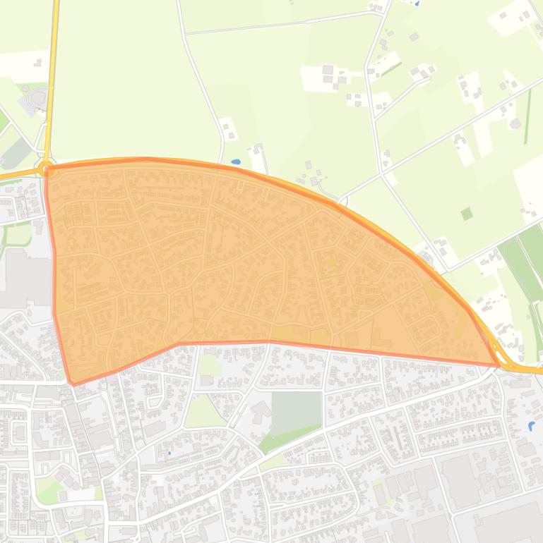 Kaart van de buurt Ruwenhof-Meijersveld.