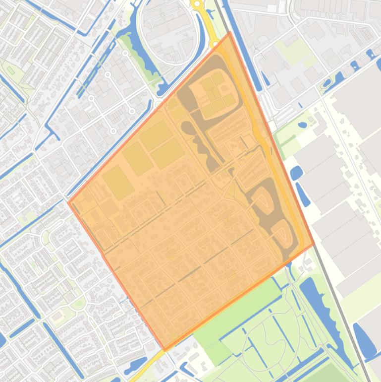 Kaart van de buurt ’s-Gravenhout.