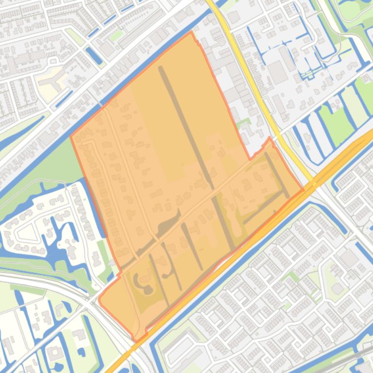 Kaart van de buurt ’s-Gravenpark.