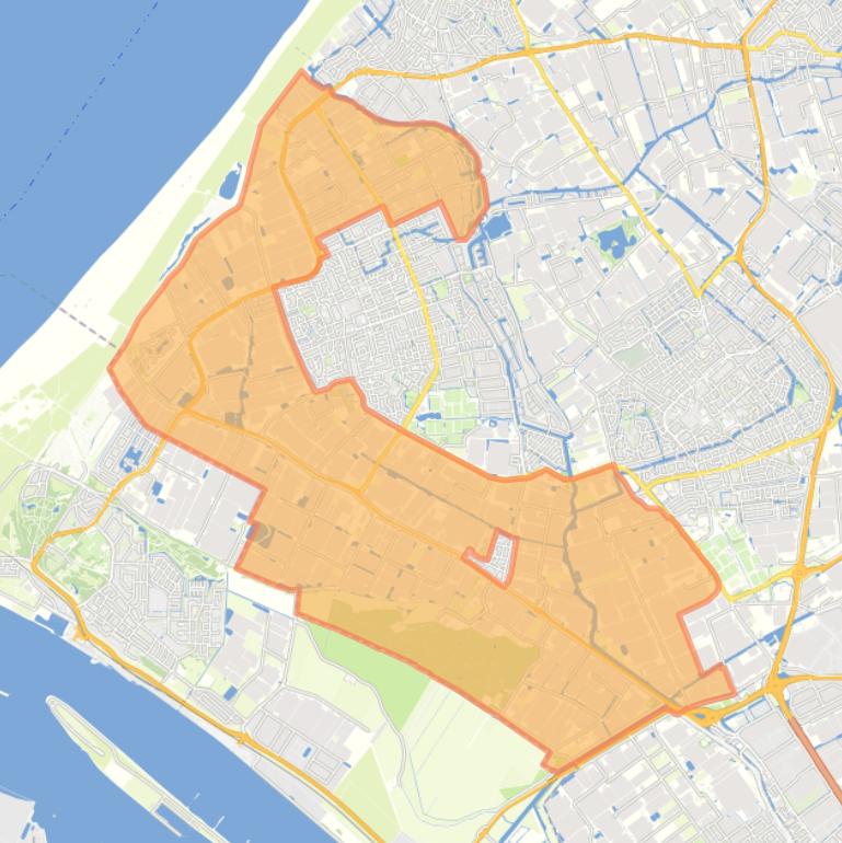 Kaart van de buurt ’s-Gravenzande Buitengebied.