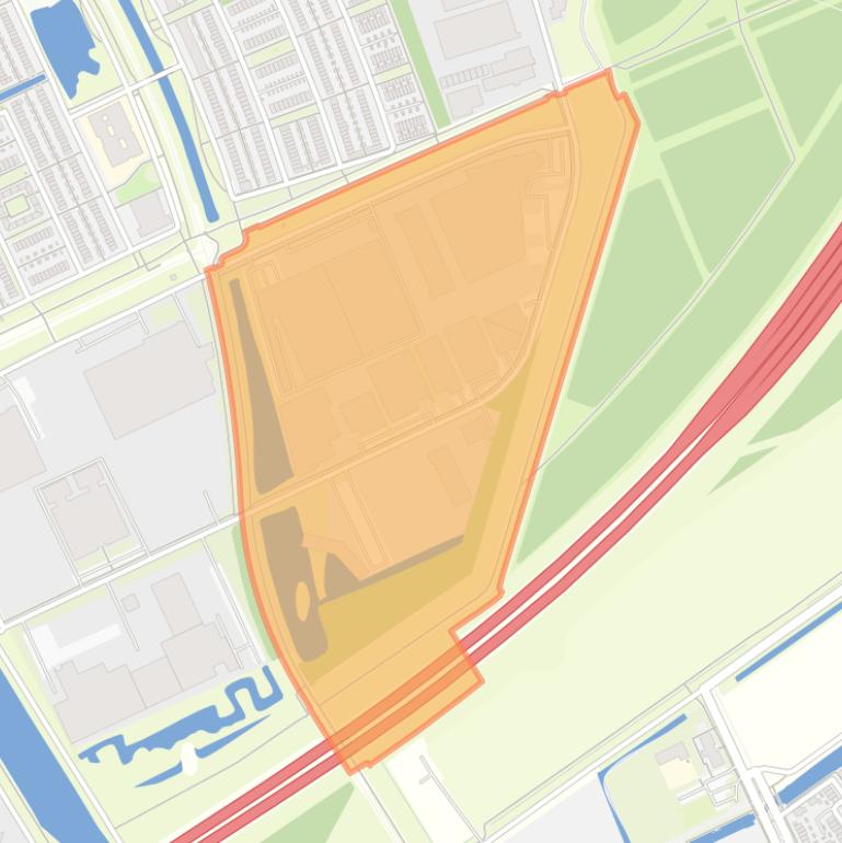 Kaart van de buurt Sallandsekant Zuidoost.